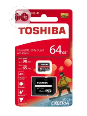 Toshiba M303R0640E2 64GB Surveillance Micro SD