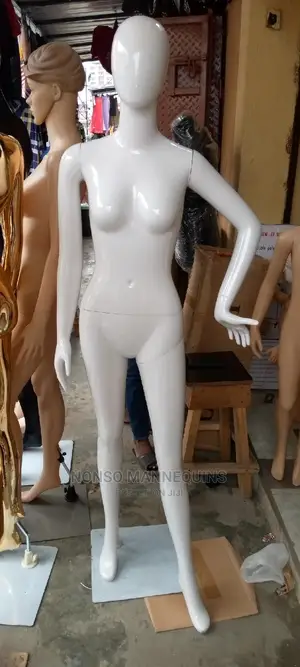 Glossy White Egg Face Female New Mannequin