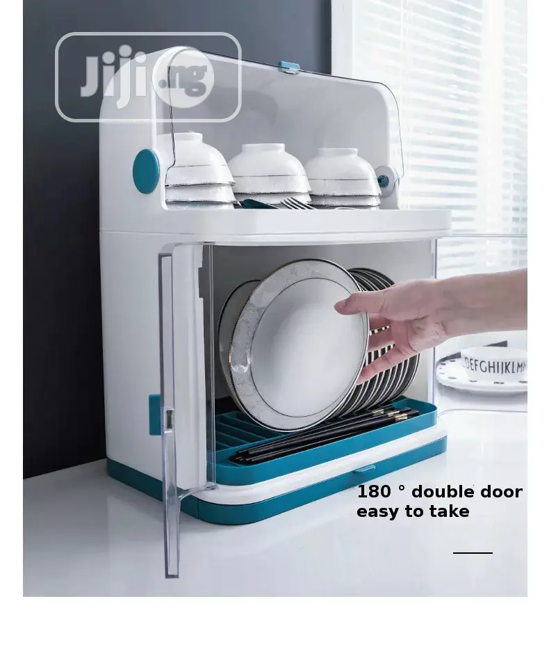 2 Layers Table Plastic Dish Rack