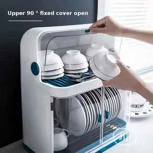 2 Layers Table Plastic Dish Rack