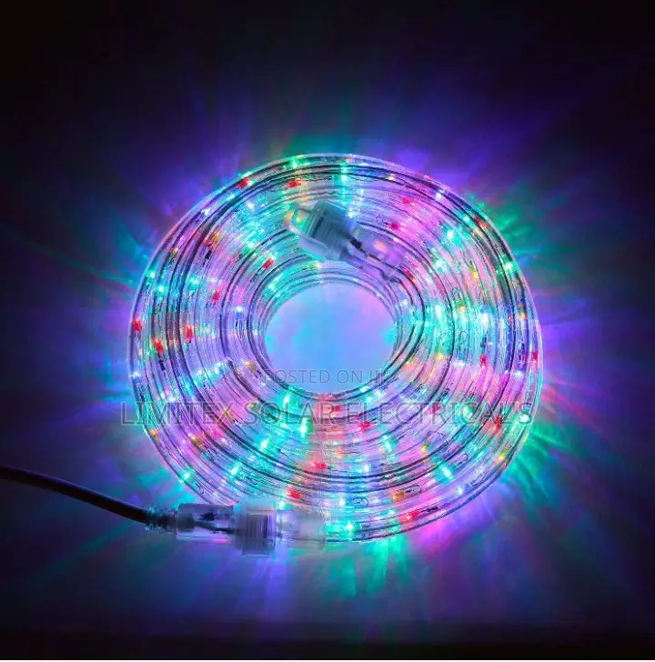 Beautiful High Quality Multiple Colors Flat Rope Light