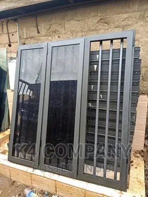 Aluminum EBM Window With Buglary