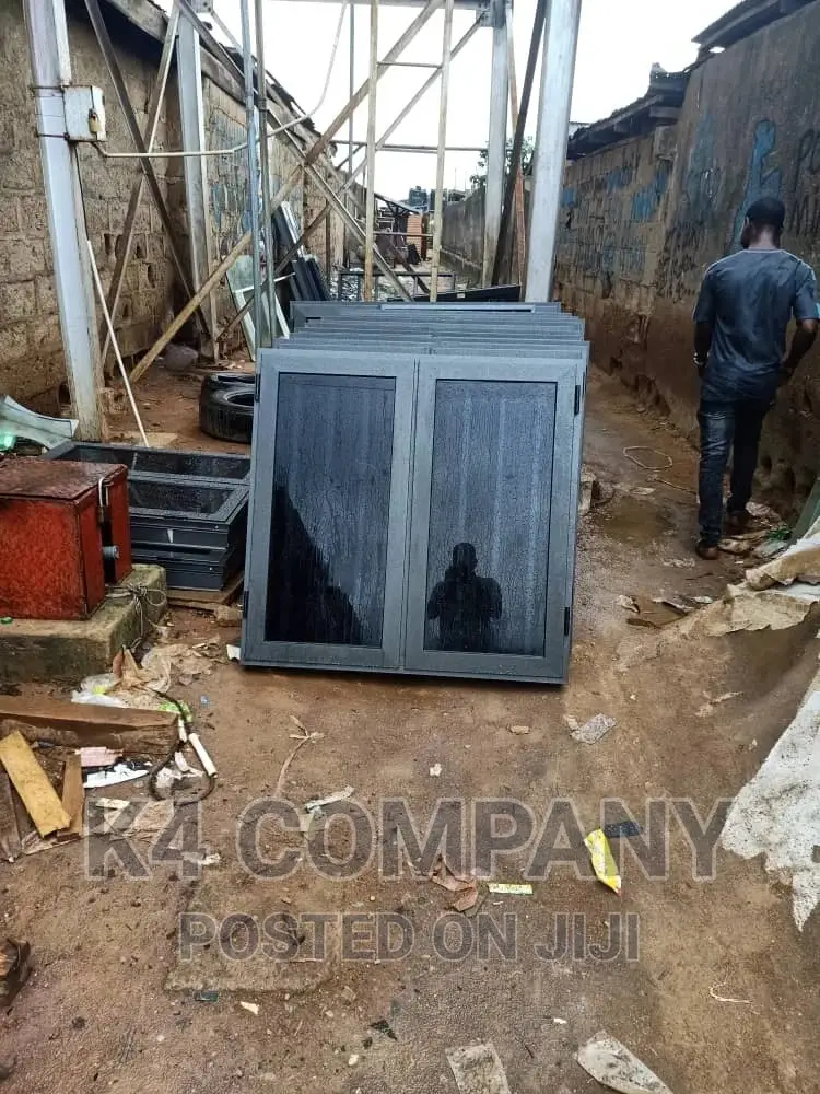 Aluminum EBM Window With Buglary