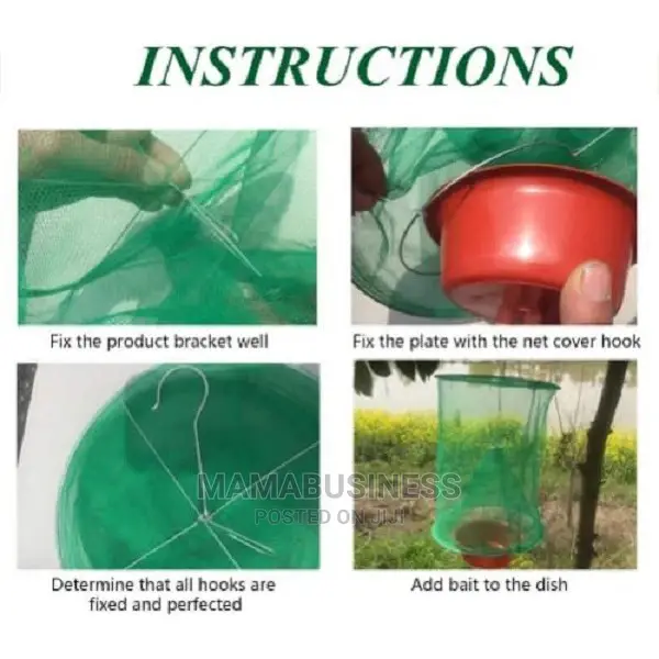 Outdoor Hanging Collapsible Fly Trap Net