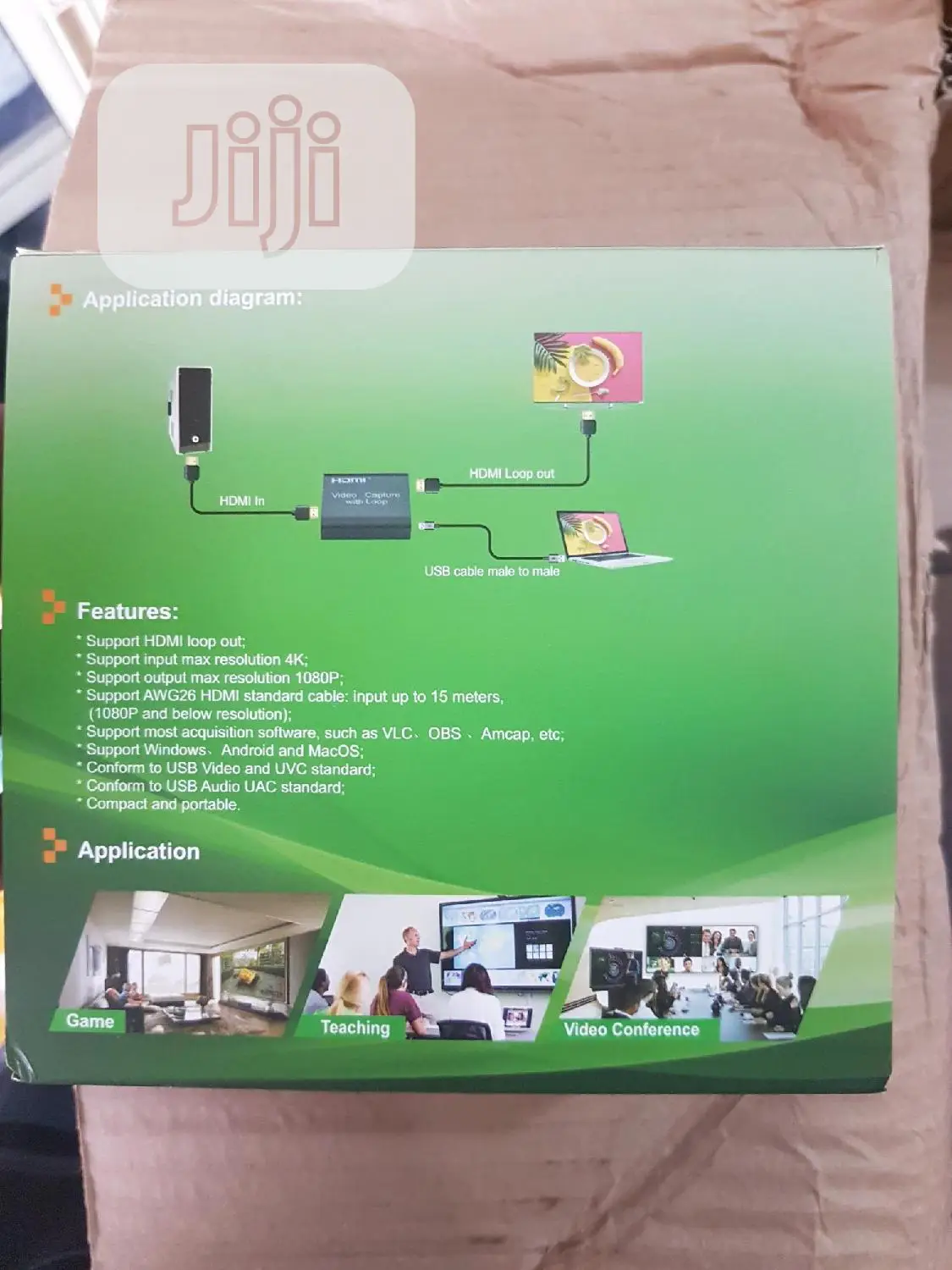 HDMI Video Captured Card 2.0 With Loop Out