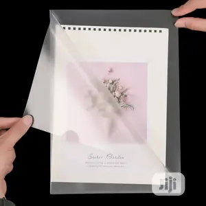 12 PCS A4 Transparent L Folder Document Holder File Classif