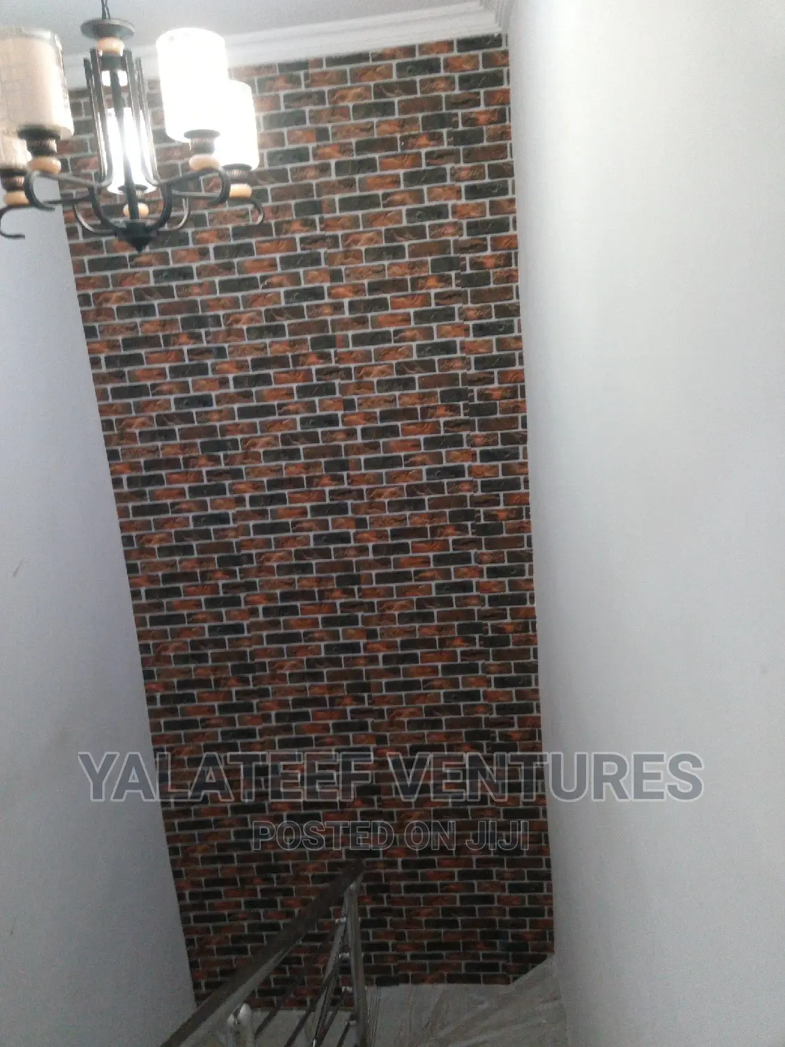 3D Fluted, Marble Type and Metallic Wallpaper