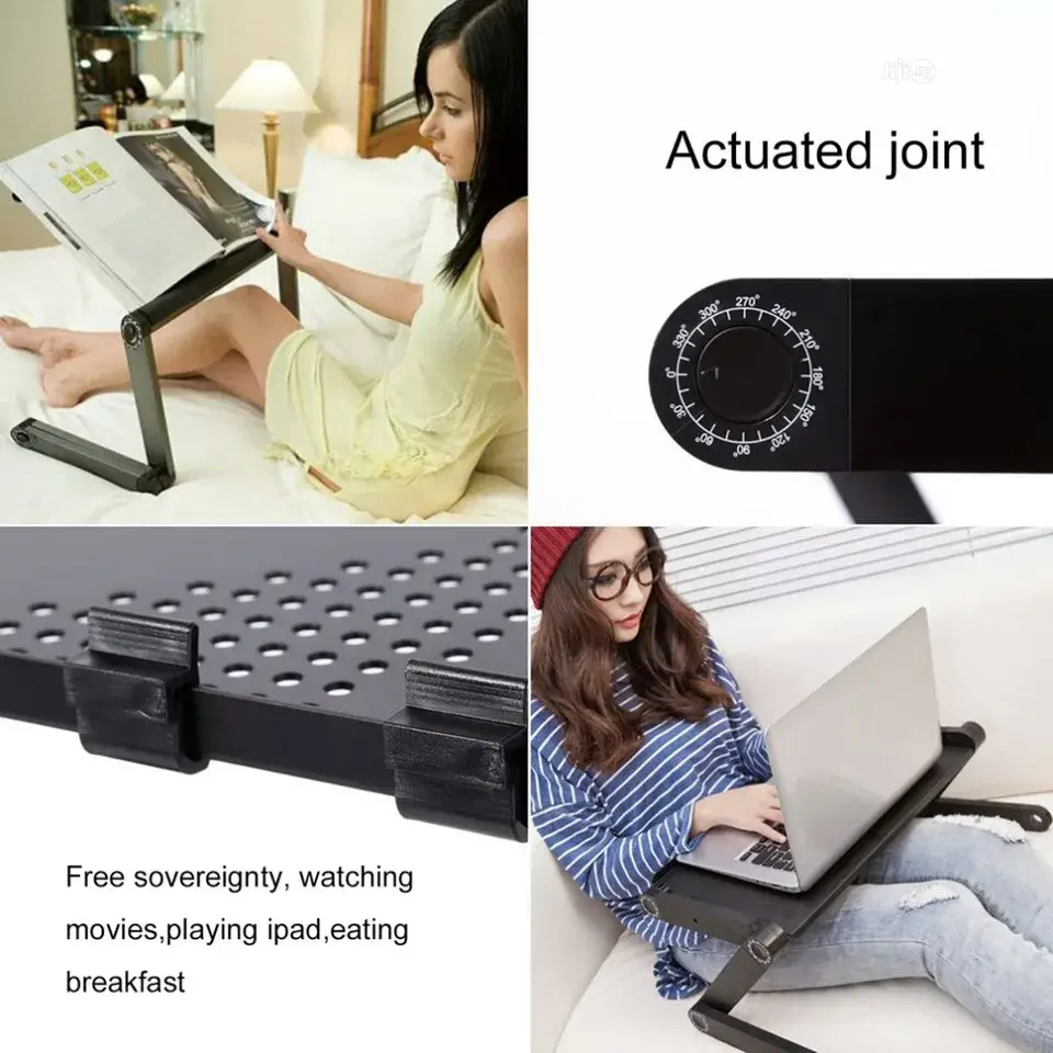 Adjustable Aluminum Laptop Desk Table