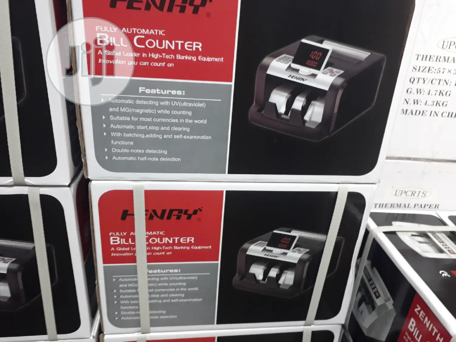 Henry Cottons Counting Machine With Customer Display