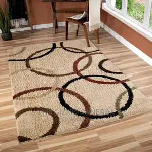 Orian Impressions Shag Bisque Rug 6’3′′ X 90′′