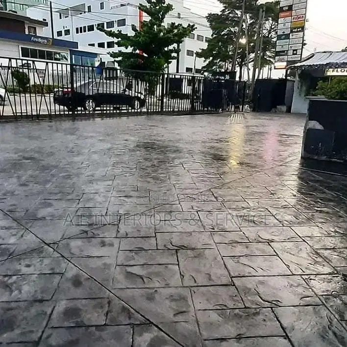 Stamped Concrete Floor