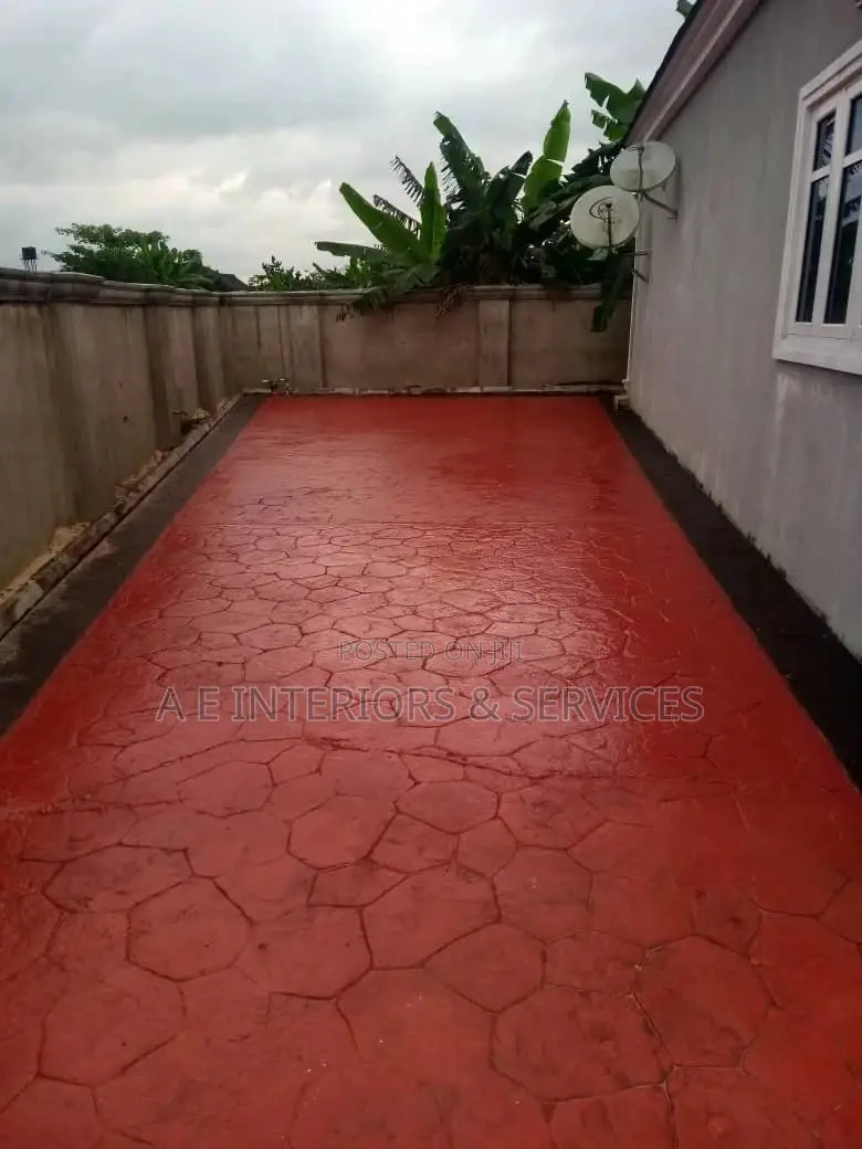 Stamped Concrete Floor