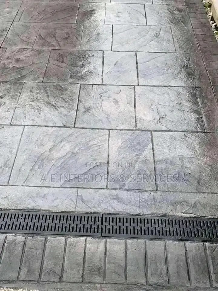 Stamped Concrete Floor