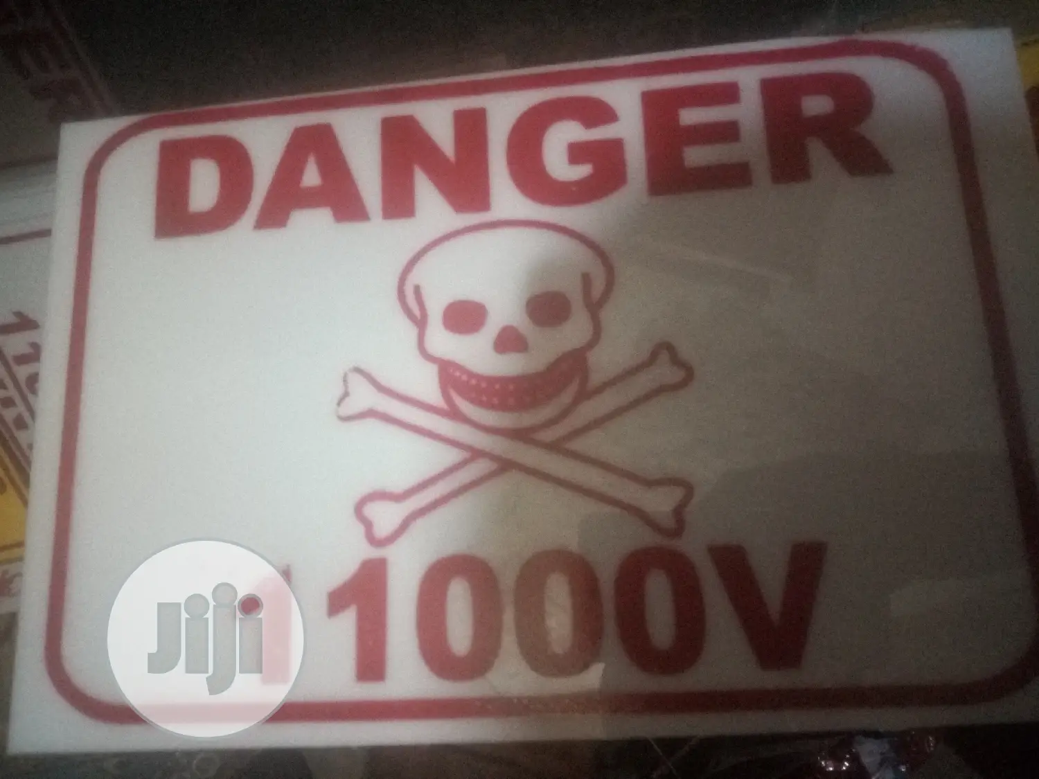 High Voltage Danger Plate Sign