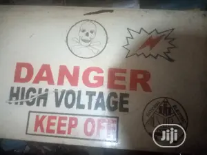 High Voltage Danger Plate Sign