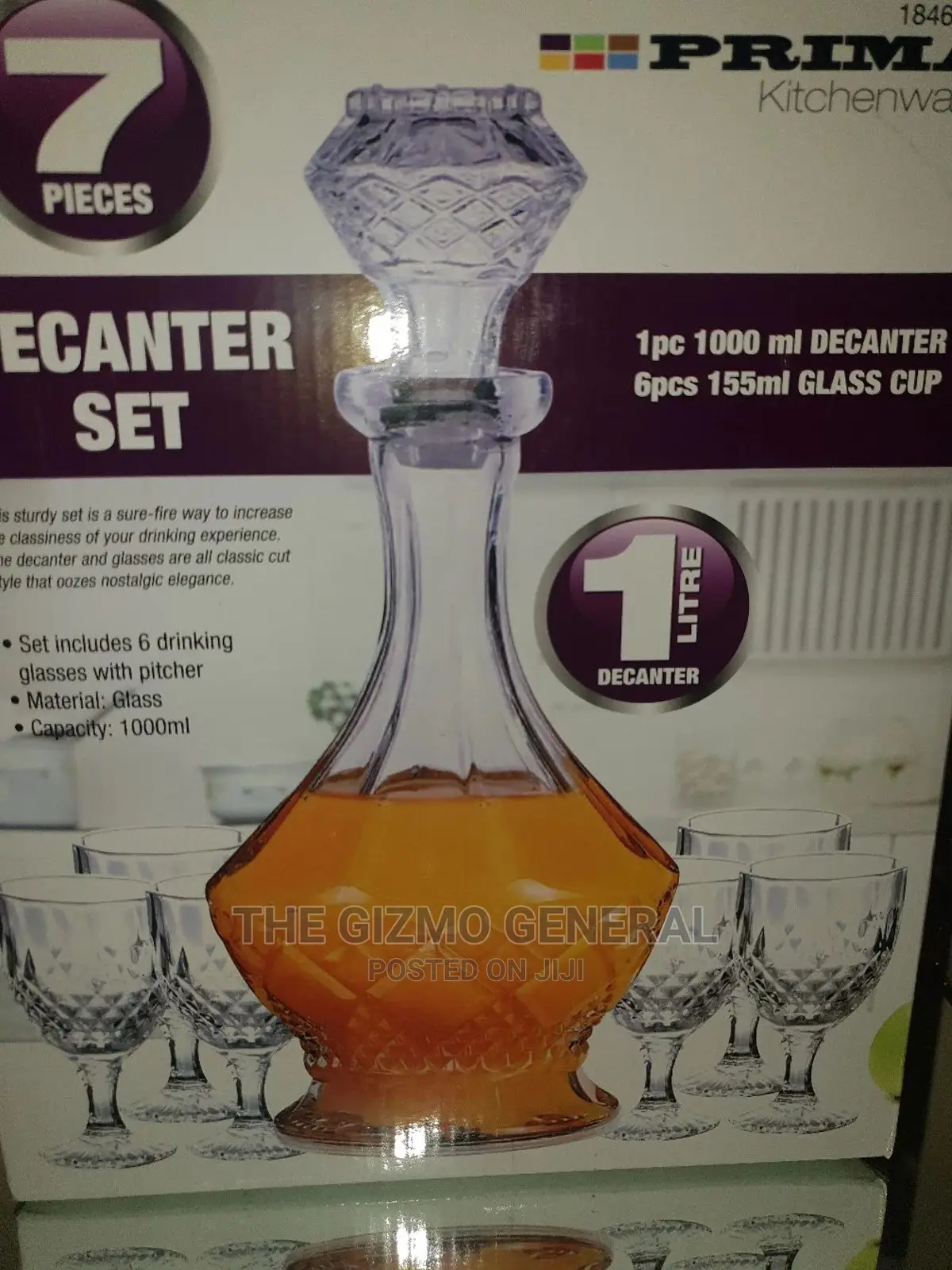 Prima 7 Piece Decanter Set