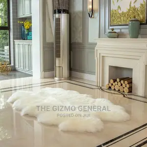Windward 100% Sheepskin Quad Rug – Ivory