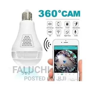 360 Degree Panoramic Light Bulb Wifi Security Camera