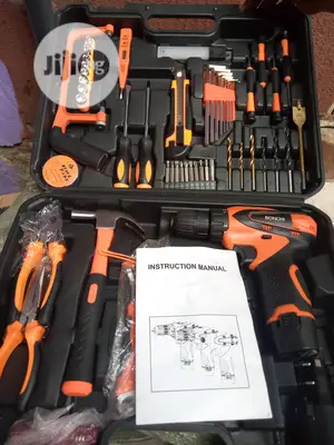 Set of Tools Box With Cordeless Drill