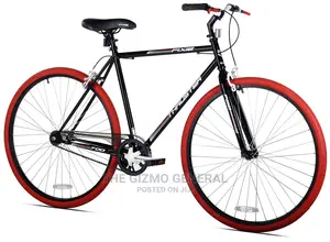 Kent Thruster 700C Men’S Fixie Bike – Black Red