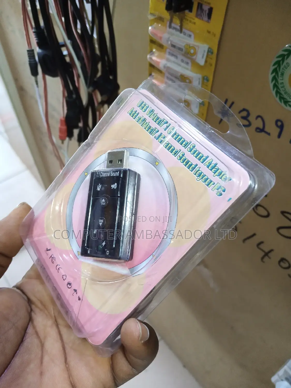 Sound Card With Control Botton
