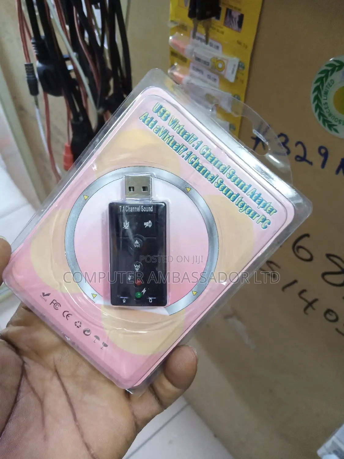 Sound Card With Control Botton