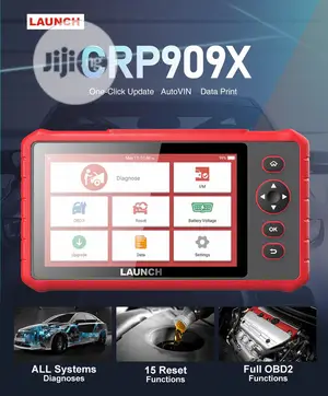 Launch CRP909E Cars Scanner ABS SRS Engine Wit Reset Funct