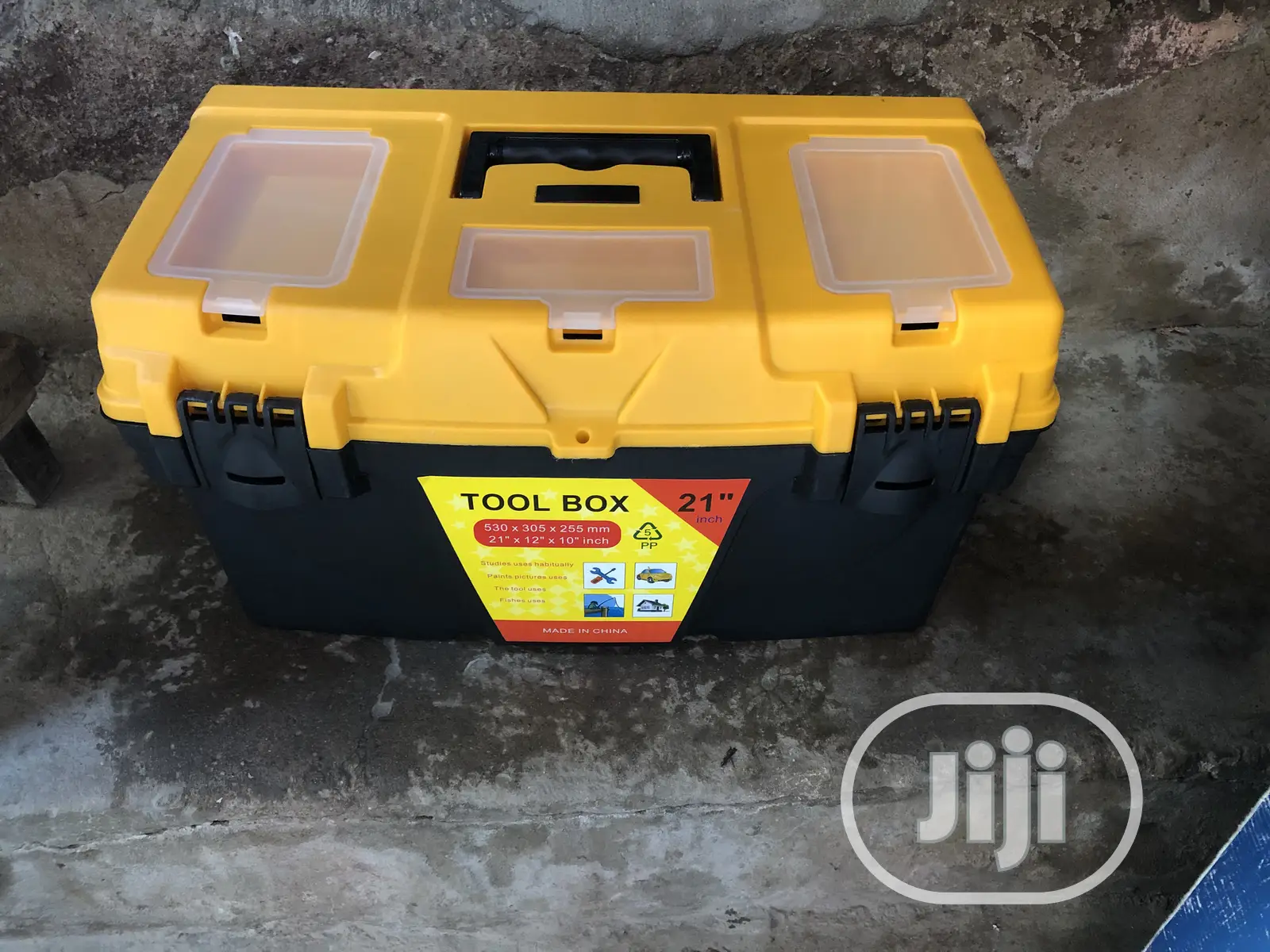 Empty Plastic Tool Box 21”
