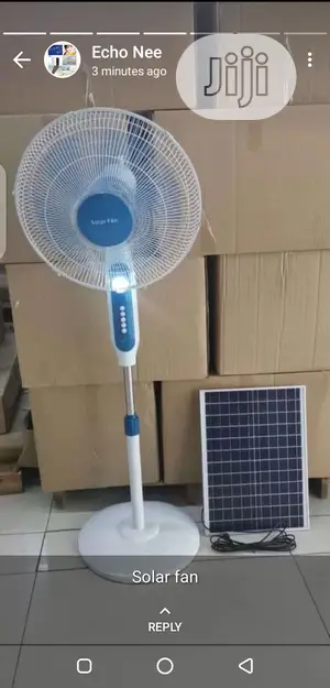 Solar Standing Fan 16 Inches