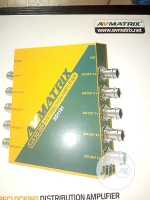 1×9 Sdi Splitter Distribution Amplifier
