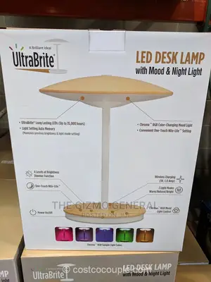Ultrabrite Led Desk Lamp With Mood and Night Light