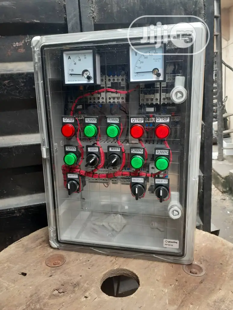 Control Panel Of Pumping