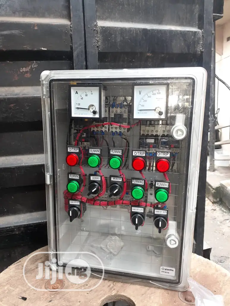 Control Panel Of Pumping