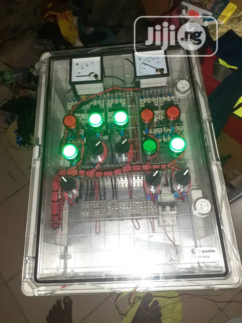 Control Panel Of Pumping