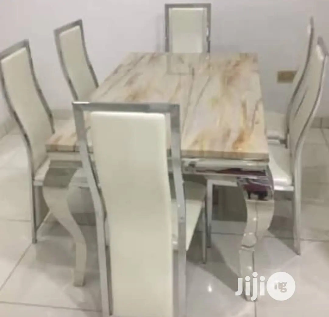 Original Executive Imported Marble Dining Set,Six Seaters