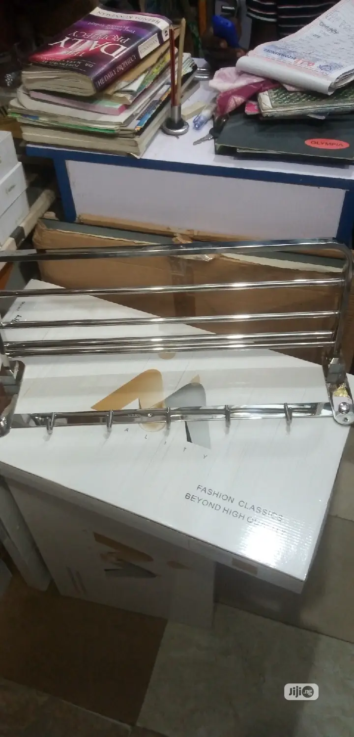 Stainless Steel Multiple Towel Rails.