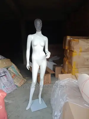 White With Net Head Female Mannequins