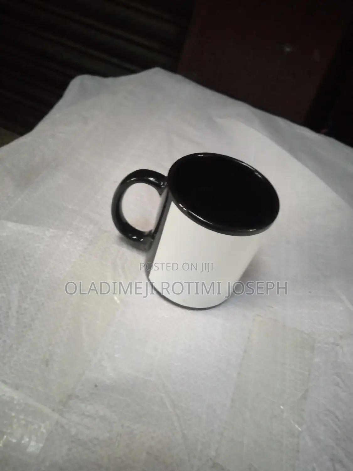 11oz Black Coated Mug