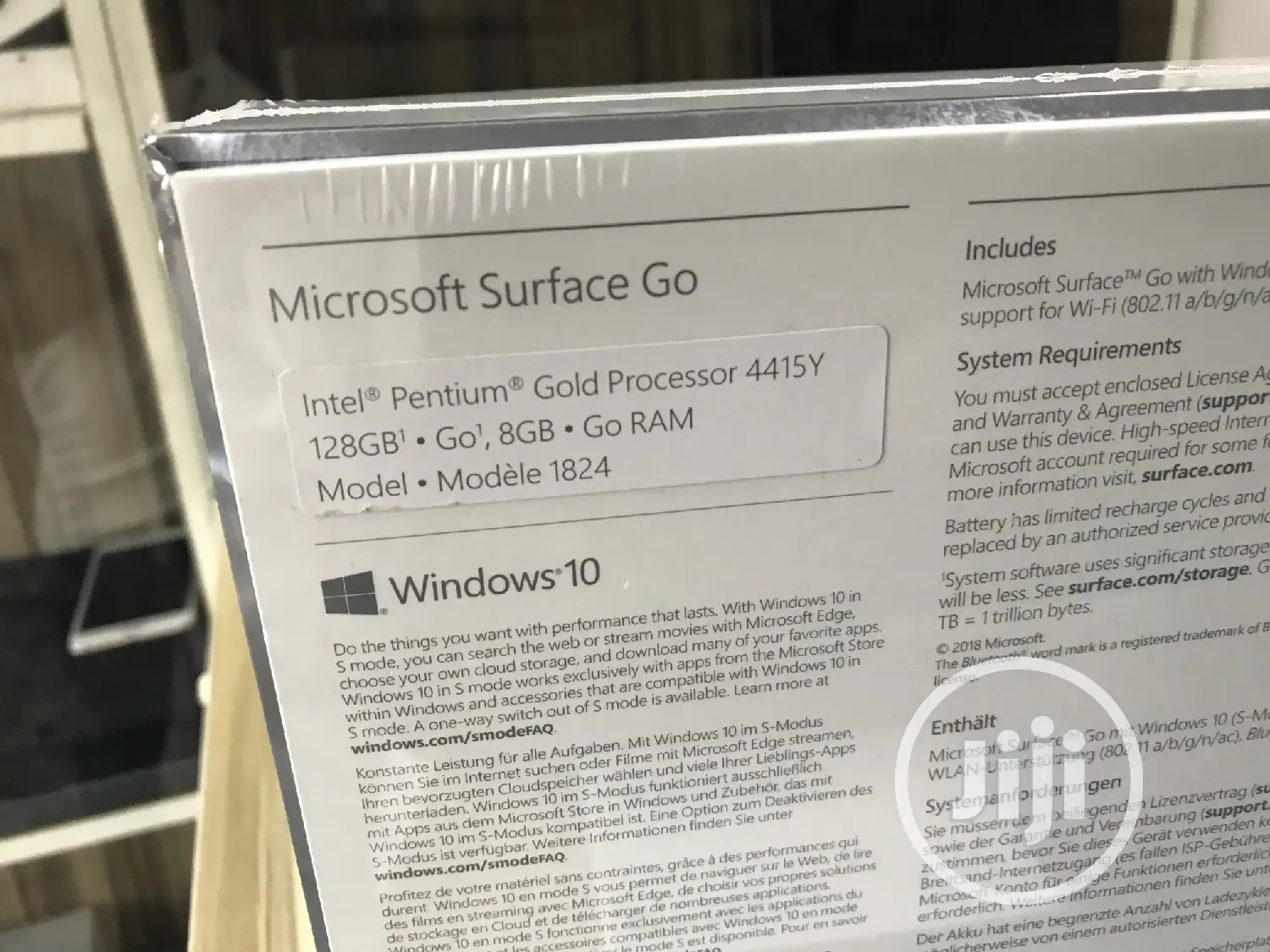 New Laptop Microsoft Surface Pro 8GB Intel Pentium SSD 128GB