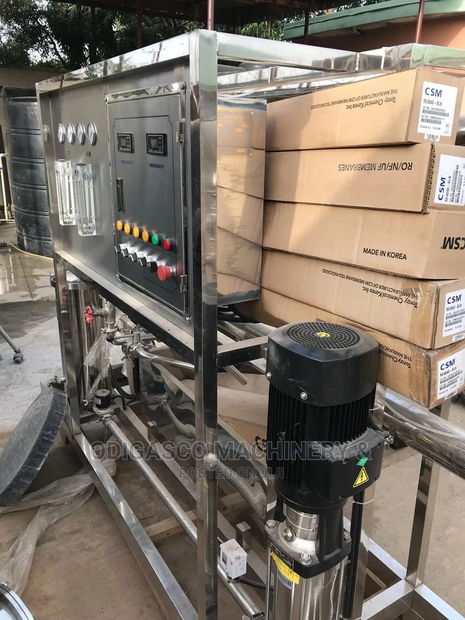 8 Membrane Reverse Osmosis Machine