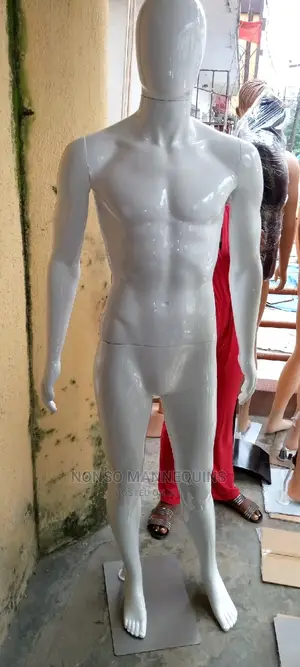 Glossy White Male Full Body New Imported Mannequin
