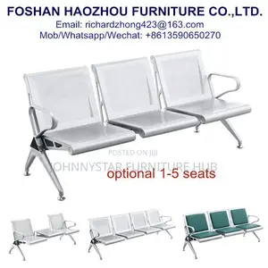 Metal Visitors Chairs 3 Seaters