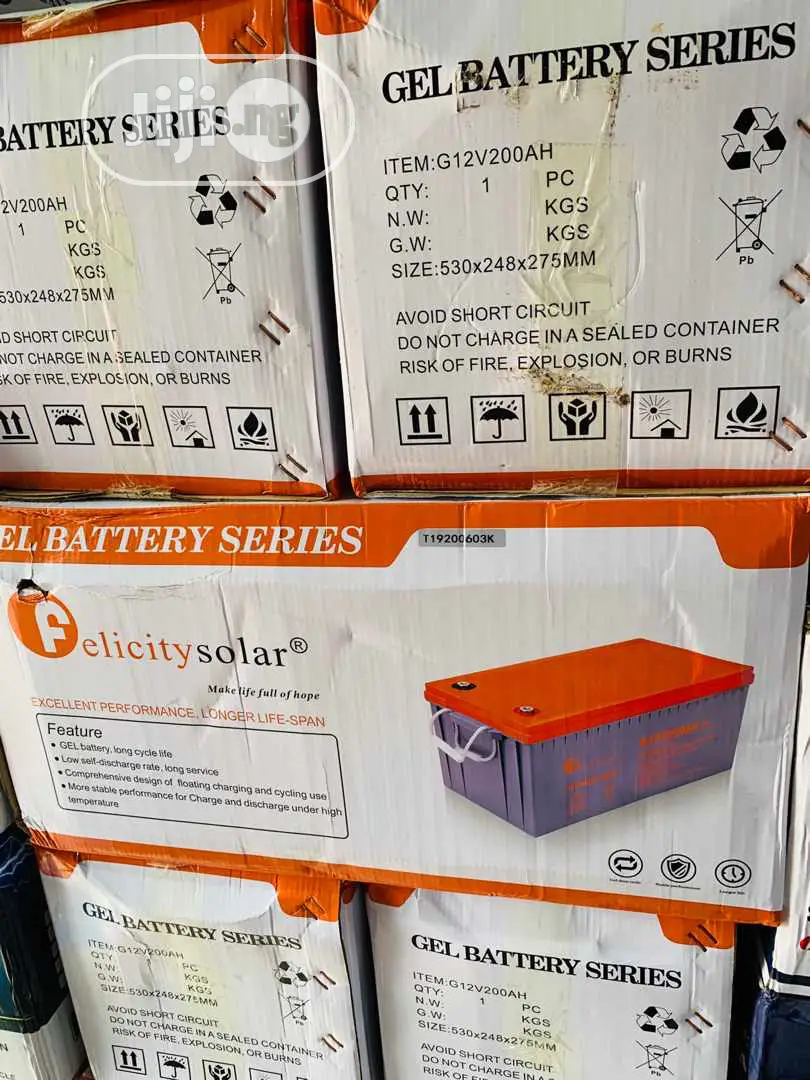Felicity 200ah Solar Battery 12volt