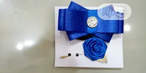 Barrister Bow Tie With Pin Up Rose