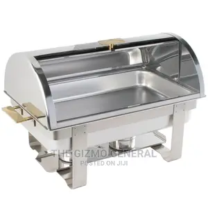 Zodiac Stainless Steel Roll Top Chafer – 8.5 Liters