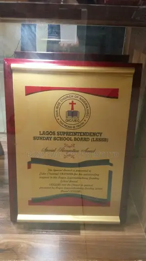 Award Plaque With Good Branding