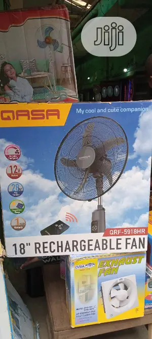 QASA 18 Rechargeable Fan