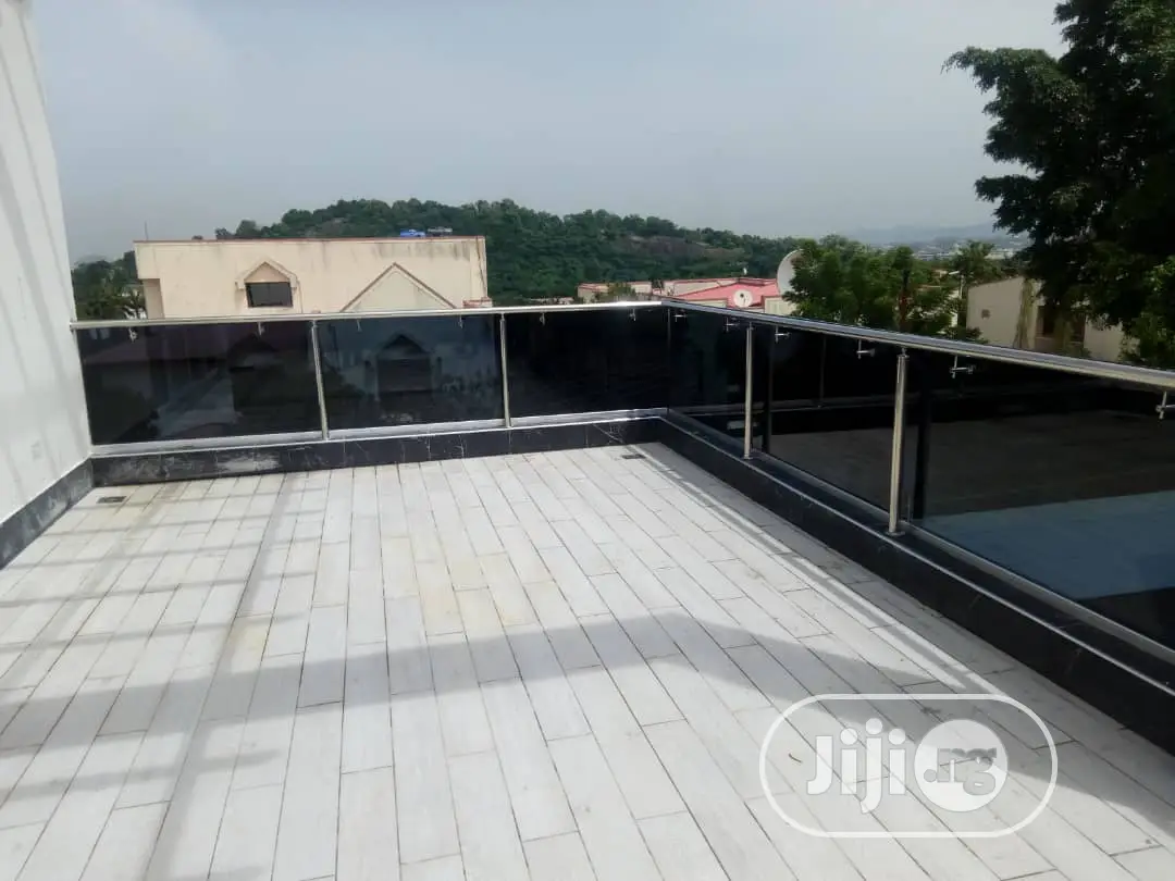 Stainless Railings Glass Grey