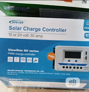 30ahs Epever Solar Charge Controller 12/24volt.