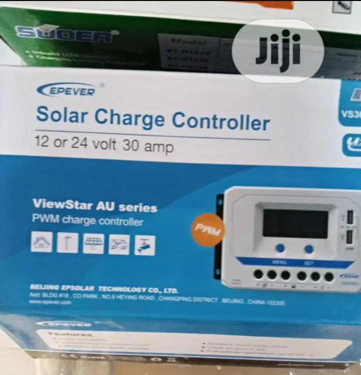 30ahs Epever Solar Charge Controller 12/24volt.